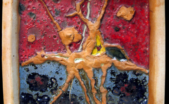 keramik, kachel, ca.25x25cm, 2011, privatbesitz