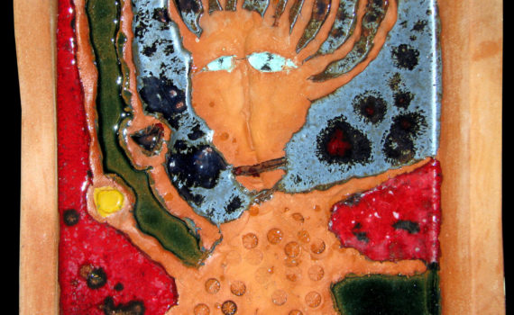 keramik, kachel,ca.25x25cm, 2011, privatbesitz