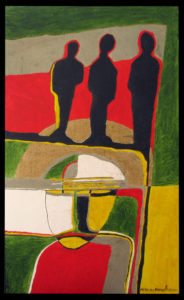öl auf leinwand, ca.120x70cm, 1992, privatbesitz