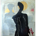 öl auf leinwand, ca.120x120cm, 1985/86, privatbesitz