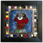 Keramik, Mosaiksteine, ca. 25x25 cm, privatbesitz