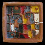 keramik kachel, ca.25x25cm, 2011, privatbesitz