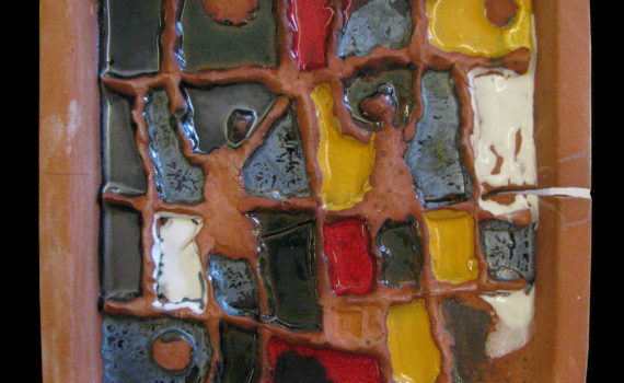 keramik kachel, ca.25x25cm, 2011, privatbesitz