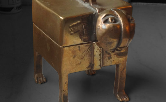 bronze, guß, h7cm, 2009, privatbesitz