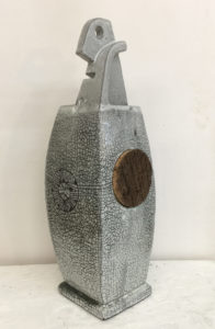 gefäß, keramik, kork,h30cm, 2017