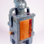 schrein,keramik,holz,metall,teilvergoldet,2004,privatbesitz