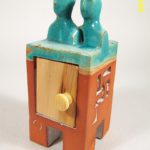 schrein,keramik,holz,um 2004,privatbesitz