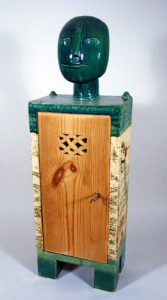 schrein,keramik,holz,metall,2004,privatbesitz