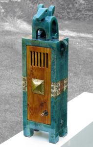 schrein,keramik,holz,metall,2012,privatbesitz