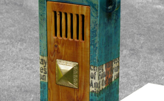 schrein,keramik,holz,metall,2012,privatbesitz