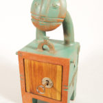 schrein,keramik,holz,metall,2004,privatbesitz