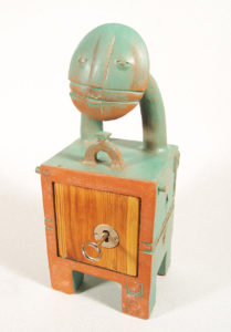 schrein,keramik,holz,metall,2004,privatbesitz