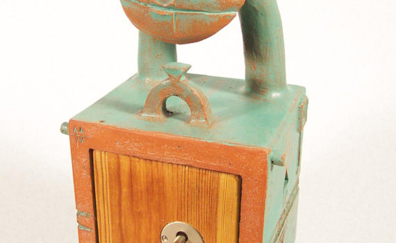 schrein,keramik,holz,metall,2004,privatbesitz