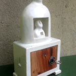 schrein,keramik,holz,metall,2016,privatbesitz