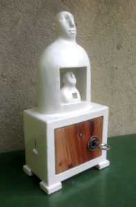 schrein,keramik,holz,metall,2016,privatbesitz