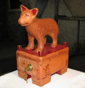 schrein,keramik,holz,metall,2004,privatbesitz