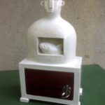 schrein,keramik,holz,metall,2016,privatbesitz