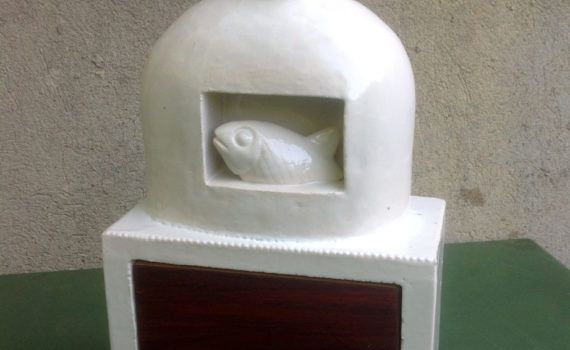 schrein,keramik,holz,metall,2016,privatbesitz