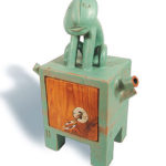 schrein,keramik,holz,metall,2004,privatbesitz