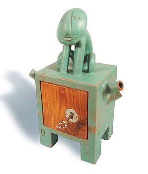 schrein,keramik,holz,metall,2004,privatbesitz