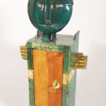 keramik,holz,metall,teilvergoldet,2004,privatbesitz