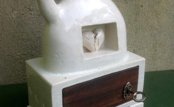 schrein,keramik,holz,metall,2016,privatbesitz