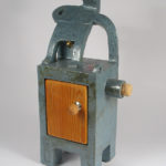 schrein,keramik,holz,metall,teilvergoldet,2004,privatbesitz