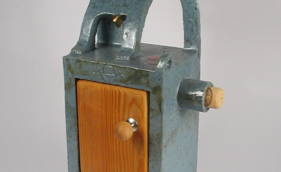 schrein,keramik,holz,metall,teilvergoldet,2004,privatbesitz