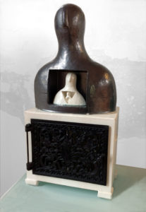 schrein,keramik,holz,gußeisen,2016