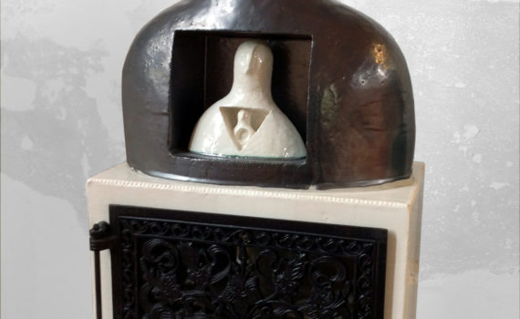 schrein,keramik,holz,gußeisen,2016