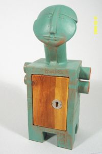 schrein,keramik,holz,metall,2004,privatbesitz