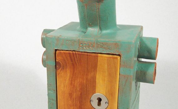 schrein,keramik,holz,metall,2004,privatbesitz