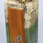 schrein,keramik,holz,metall,teilvergoldet,2004,privatbesitz