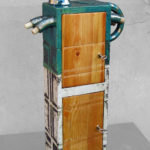 schrein,keramik,holz,metall,teilvergoldet,2005,privatbesitz