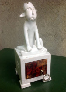 schrein,keramik,holz,metall,2016,privatbesitz