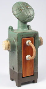 schrein,keramik,holz,metall,teilvergoldet,2005,privatbesitz