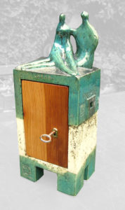 schrein,keramik,holz,metall,2008,privatbesitz