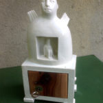 schrein,keramik,holz,metall,2016,privatbesitz