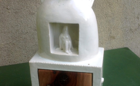 schrein,keramik,holz,metall,2016,privatbesitz