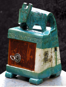 schrein,keramik,holz,metall,2009,privatbesitz