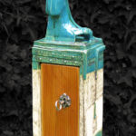 schrein,keramik,holz,metall,2009,privatbesitz