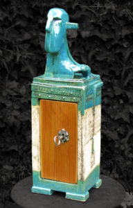 schrein,keramik,holz,metall,2009,privatbesitz