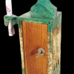 schrein,keramik,holz,metall,um 2005,privatbesitz