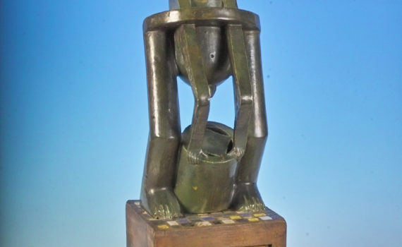 schrein,keramik,holz,metall,mosaikeinlage,um 2007,privatbesitz