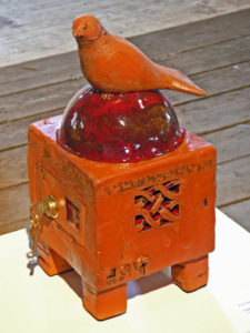 schrein,keramik,holz,metall,2009,privatbesitz