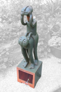 schrein,keramik,holz,metall,um 2006,privatbesitz