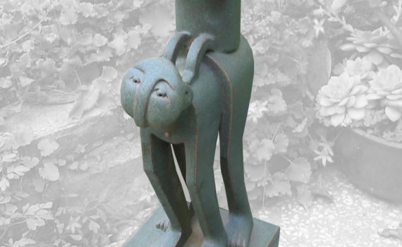 schrein,keramik,holz,metall,um 2006,privatbesitz