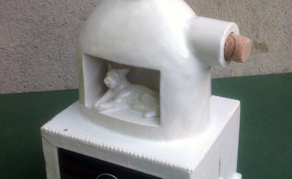 schrein,keramik,holz,metall,kork,2016,privatbesitz