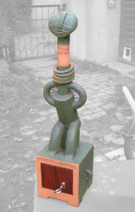 schrein,keramik,holz,metall,um 2006,privatbesitz