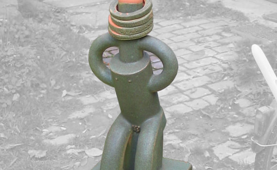 schrein,keramik,holz,metall,um 2006,privatbesitz